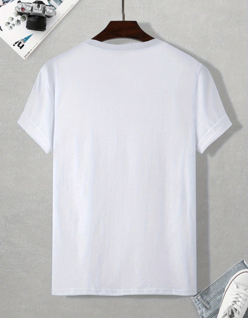 Load image into Gallery viewer, &quot;Faith&quot;, Men&#39;s Casual Slightly Stretch Crew Neck Graphic Tee, Male Clothes For Summer
