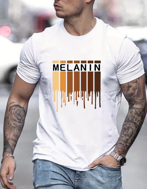 Load image into Gallery viewer, Never Give Up, Slogan Pattern Print Men&#39;s Comfy T-shirt, Graphic Tee Men&#39;s Summer Clothes, Men&#39;s Clothing
